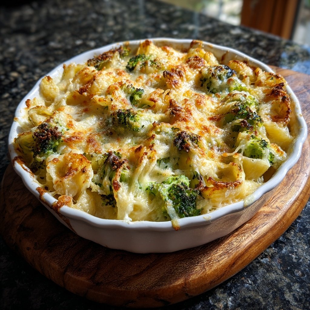 Brokkoli Nudelauflauf Mit Käse