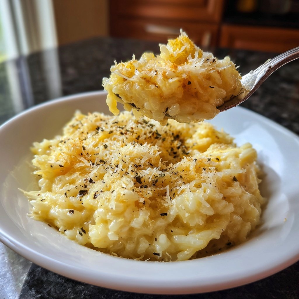 Risotto mit Zitrone und Parmesan
