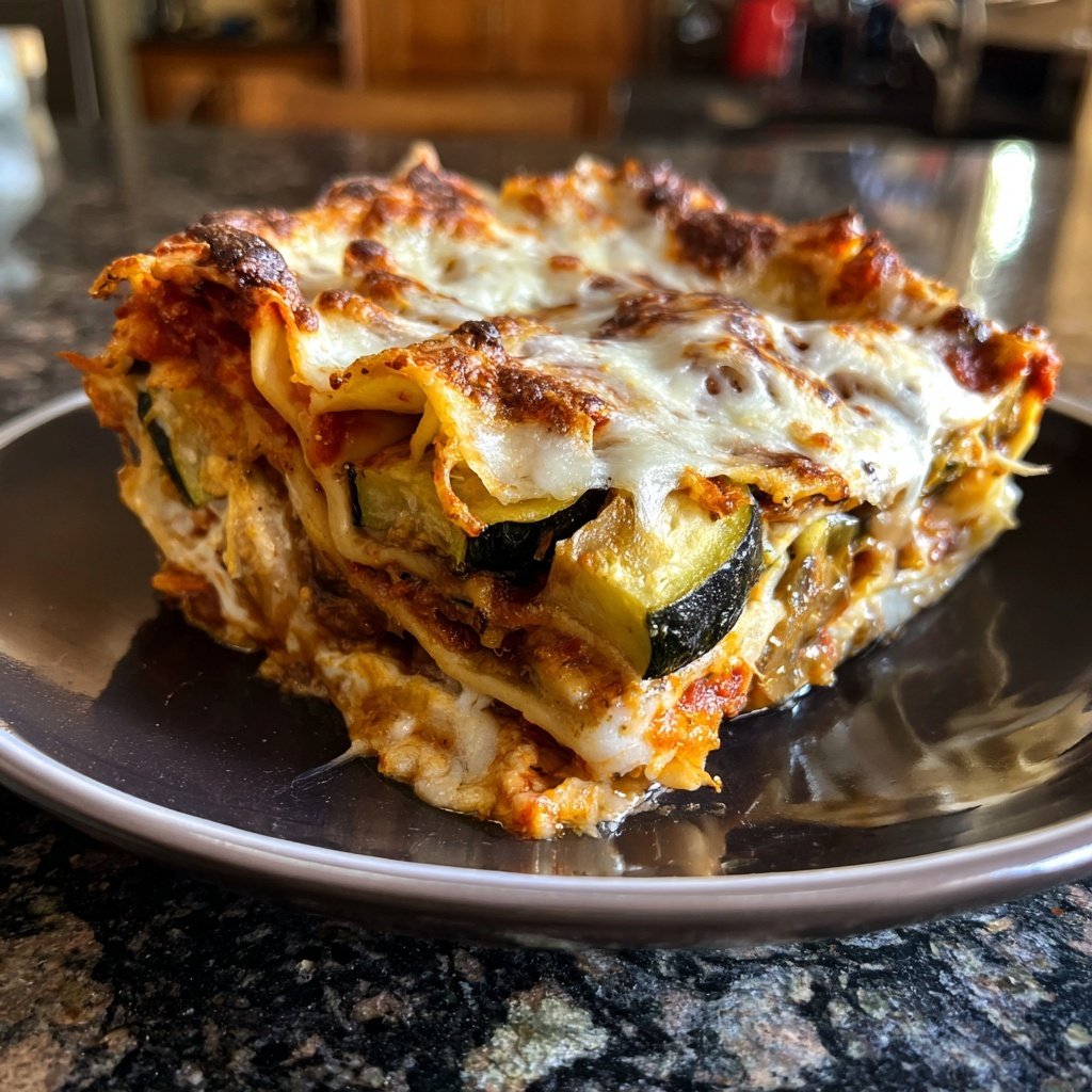 Lasagne mit Zucchini und Aubergine