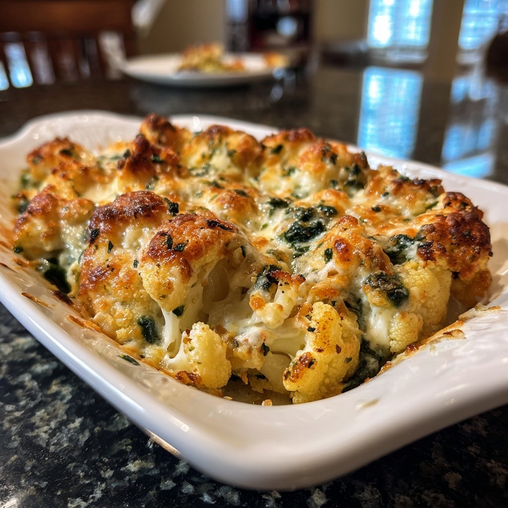 Blumenkohl Auflauf Mit Spinat