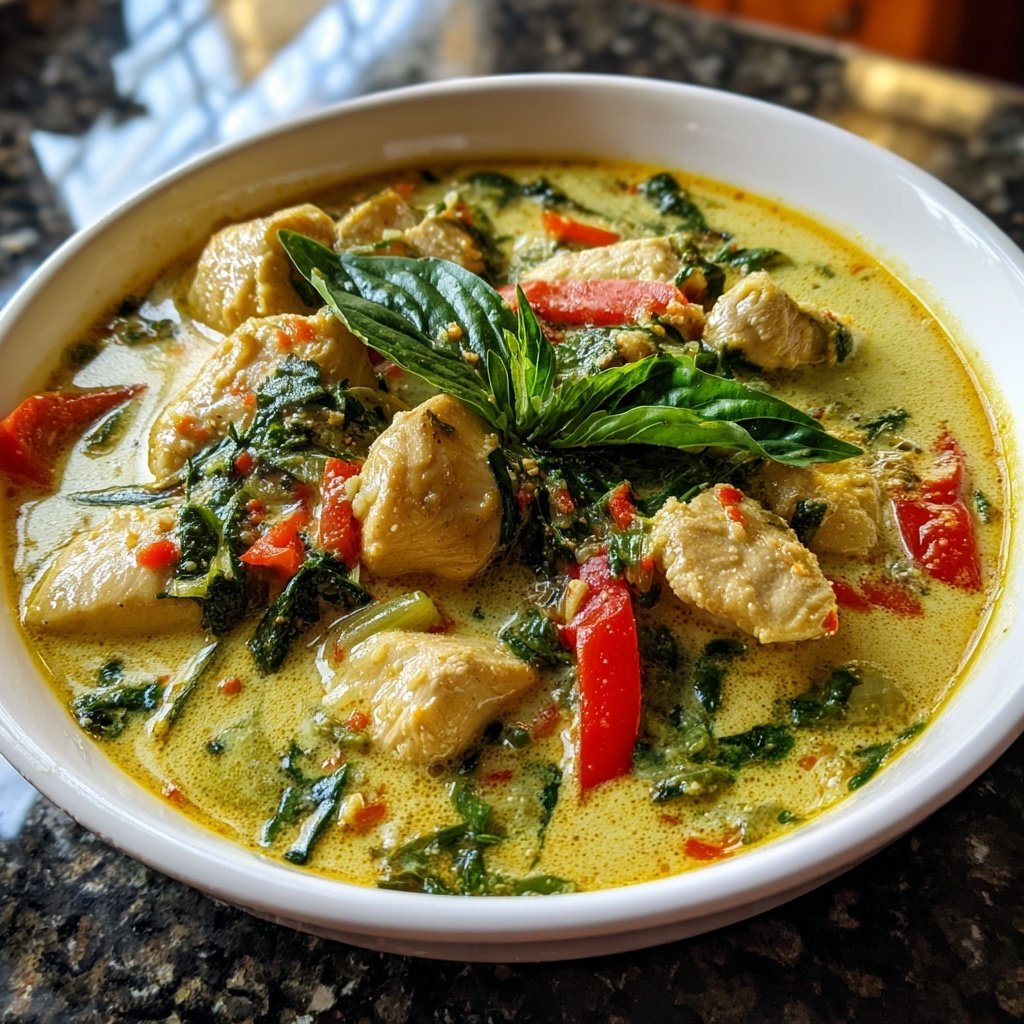 Thai Grün Curry mit Huhn