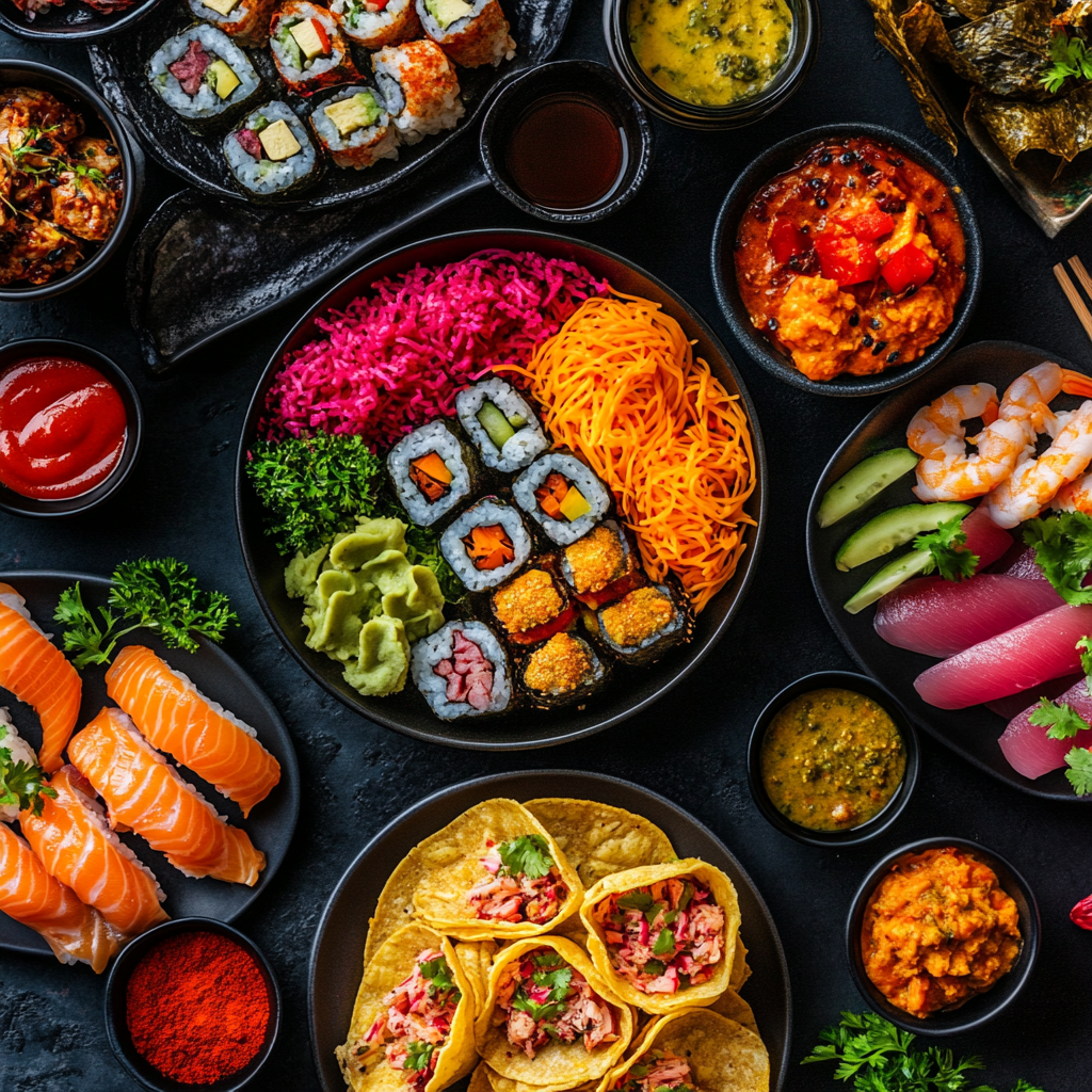 Hausgemachte internationale Küche-Ideen