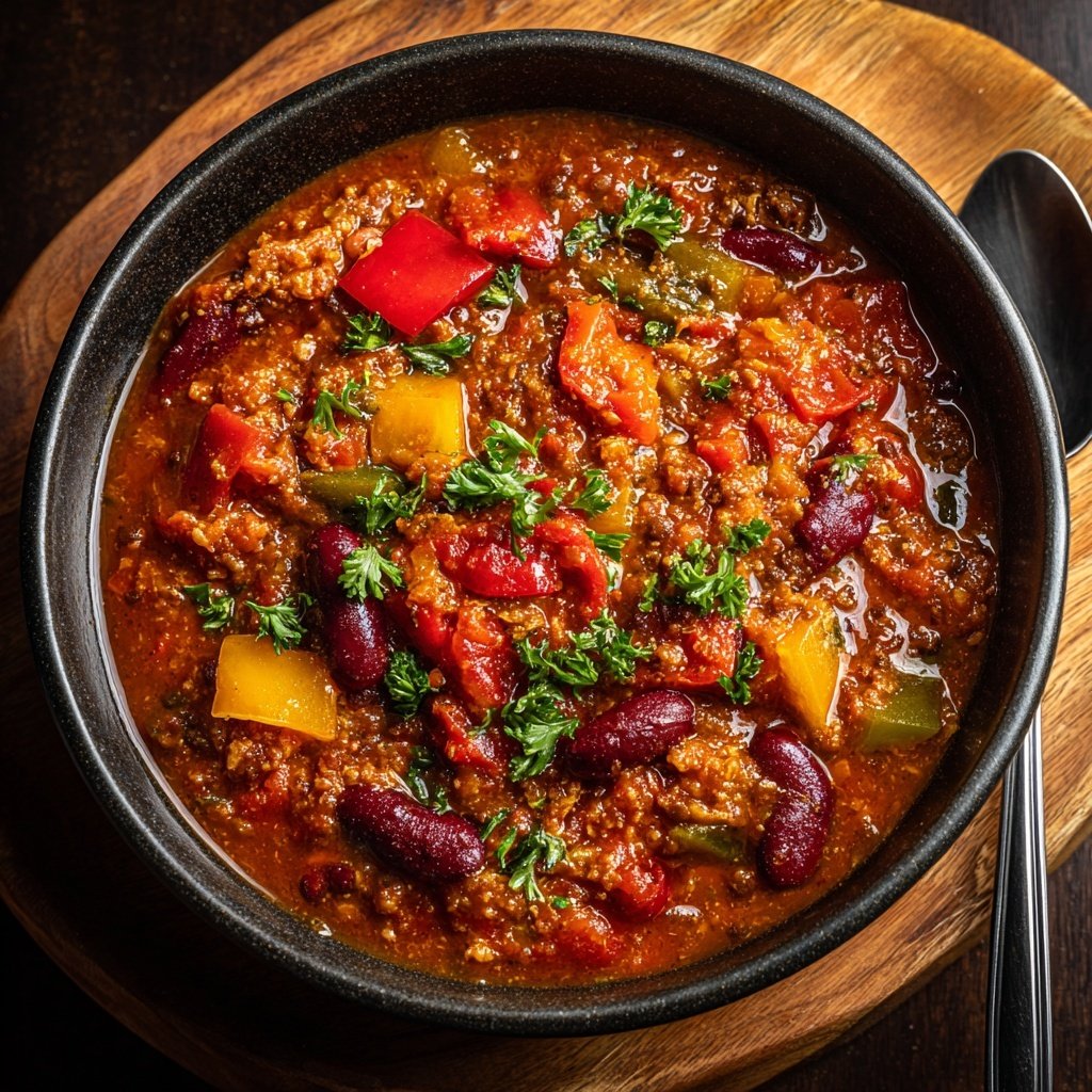 Chili sin Carne mit Linsen